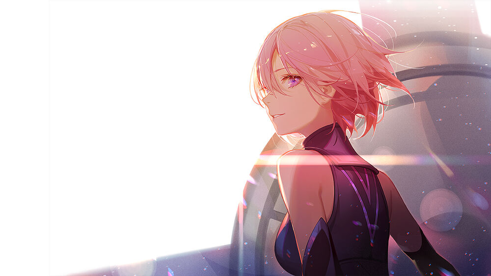 Обои для рабочего стола Mash Kyrielight / Мэш Кириелайт из аниме Fate / Grand Order: First Order / Судьба / Великий приказ
