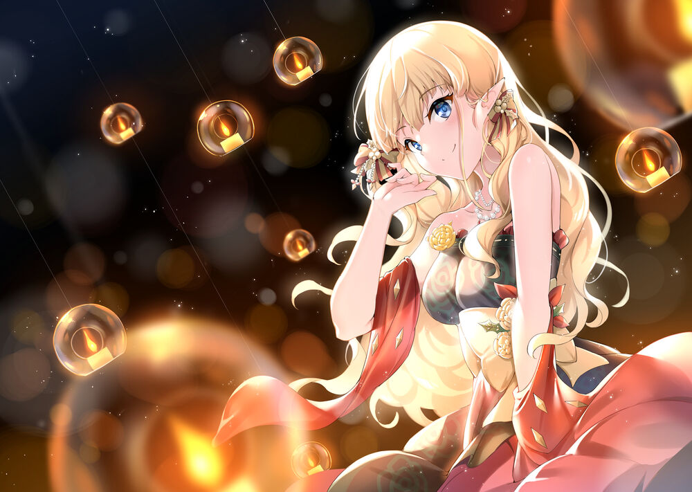 Обои для рабочего стола Sasaki Saren / Сасаки Сарен персонаж из игры Princess Connect! Re:Dive / Связь принцесс: Повторное погружение