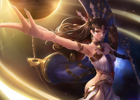 Обои на рабочий стол Иштар / Ishtar из игры и аниме Судьба / Великий приказ / Fate / Grand Order