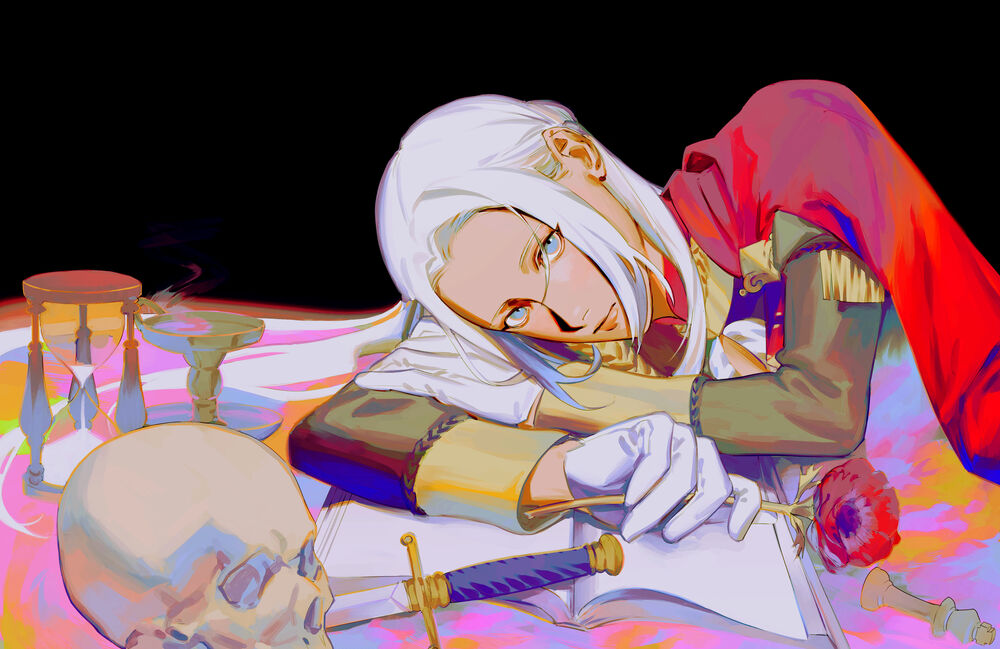Обои для рабочего стола Эдельгард фон Хресвельг / Edelgard Von Hresvelg из игры Fire Emblem