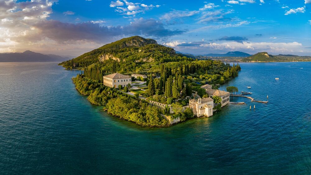 Обои для рабочего стола Италия озеро Гарда / Italy Garda