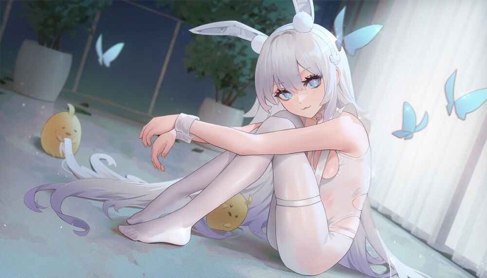 Обои для рабочего стола Le Malin / Ле Малин и Manjuu / Манджу из игры Azur Lane / Лазурный Путь