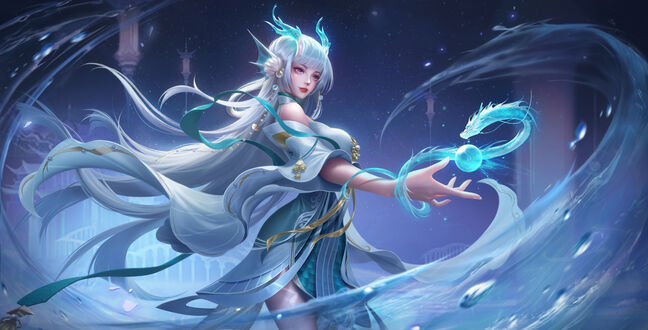 Обои на рабочий стол Shi Xi персонаж из игры Honor of Kings