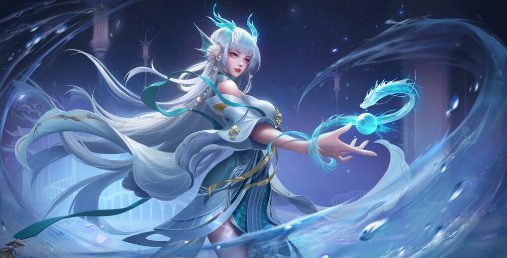 Обои для рабочего стола Shi Xi персонаж из игры Honor of Kings