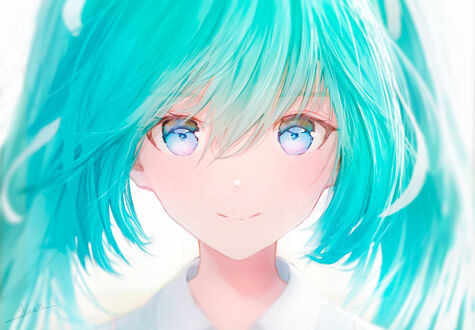 Обои на рабочий стол Vocaloid Hatsune Miku / Вокалоид Хатсунэ Мику