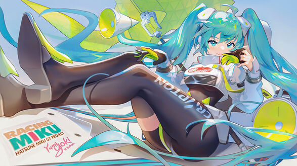 Обои на рабочий стол Vocaloid Hatsune Miku / Вокалоид Хатсунэ Мику