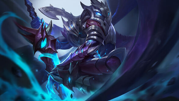 Обои на рабочий стол Argus / Аргус в облике «Темный Дракон», персонаж из игры Mobile Legends: Bang Bang!