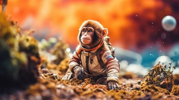 прикольные картинки про обезьянку | Дзен