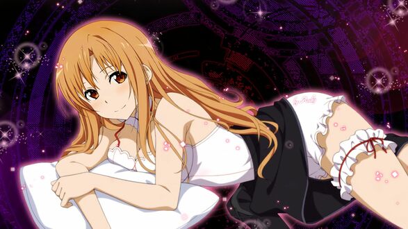 Обои на рабочий стол Асуна из игры Sword art Online / Мастера Меча Онлайн