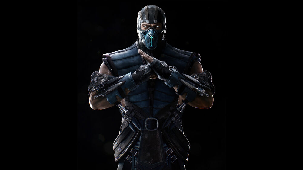 Обои для рабочего стола Персонаж Sub-Zero Mortal kombat скорпион