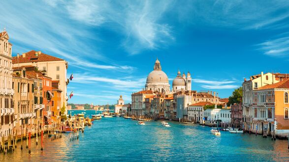 Обои на рабочий стол Венеция / Venice, Италия / Italy в солнечный день