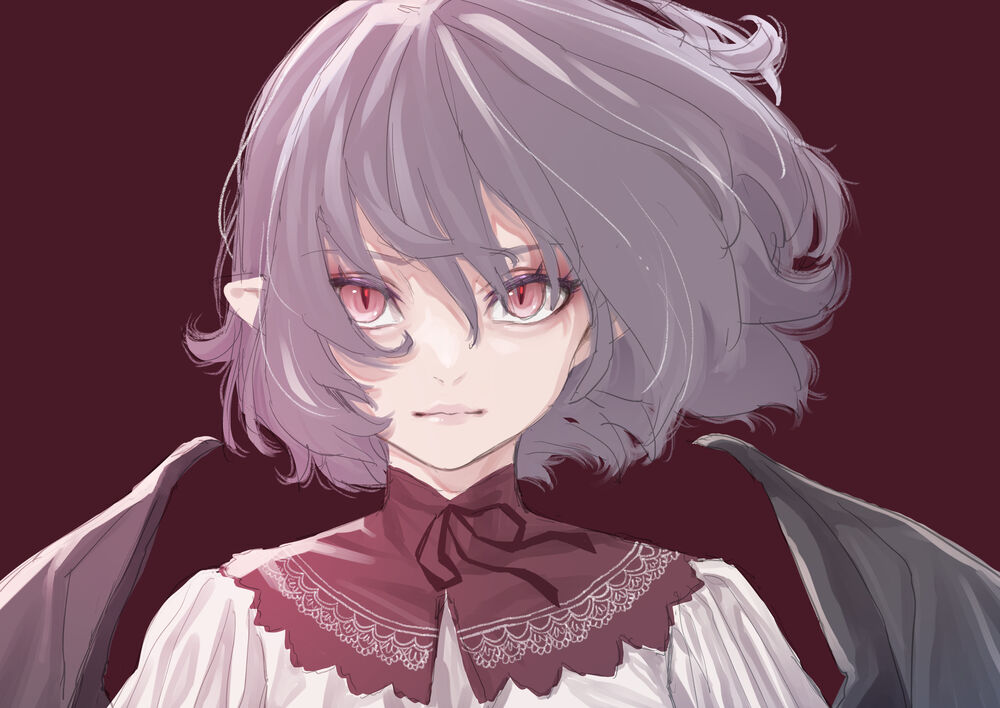Обои для рабочего стола Remilia Scarlet / Ремилия Скарлет из игры Проект Восток / Touhou Project