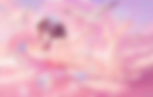 Обои на рабочий стол Kafka лежит в воде топлес опираясь на надувной круг, держа в руке верх бикини, персонаж из игры Honkai: Star Rail