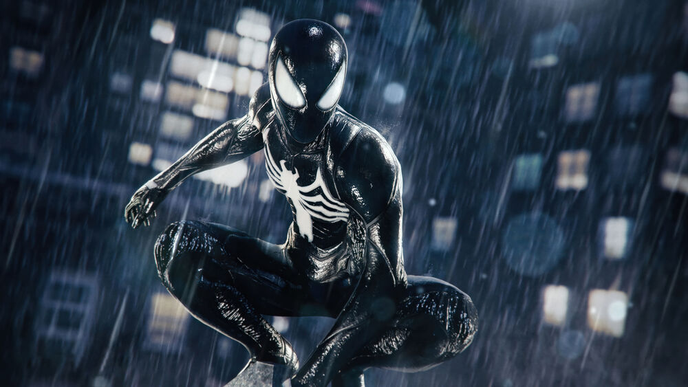 Обои для рабочего стола Spider Man / Человек-паук из видеоигры Marvels Spider-Man 2