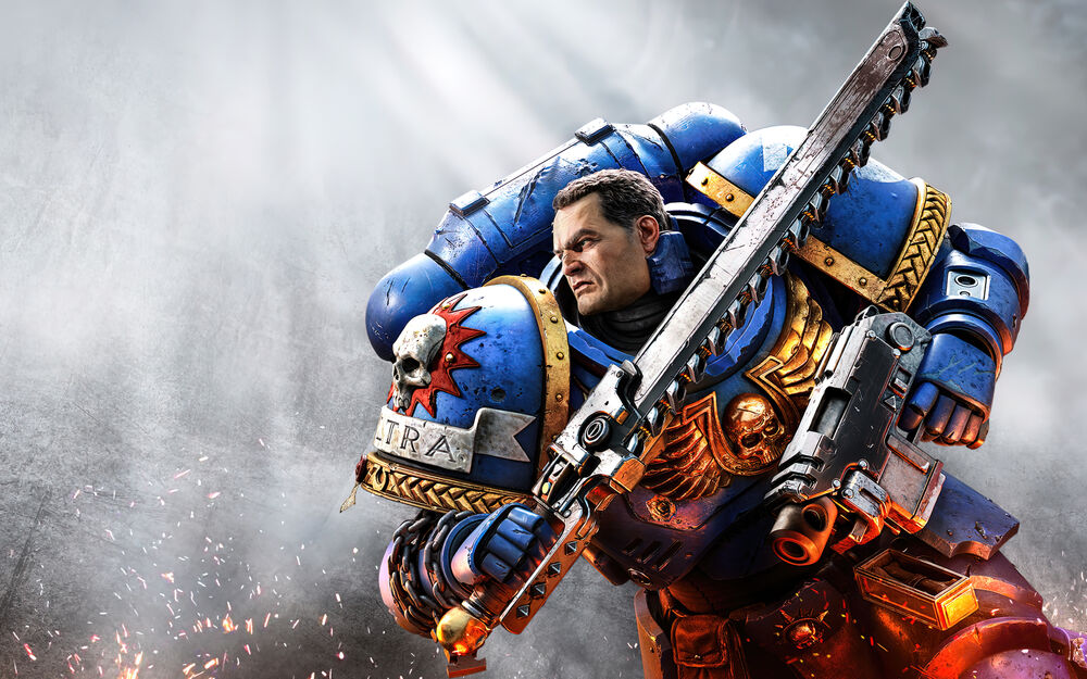 Обои для рабочего стола Воин из игры Warhammer 40, 000: Space Marine 2
