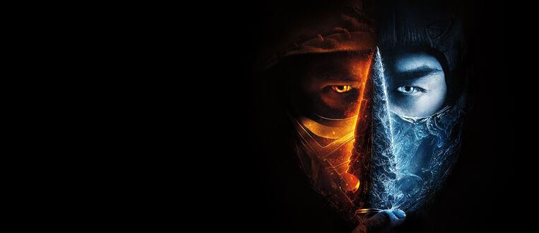 Обои на рабочий стол Скорпион / Scorpion и Саб-Зиро / Sub-Zero из Mortal Kombat, в одном человеке