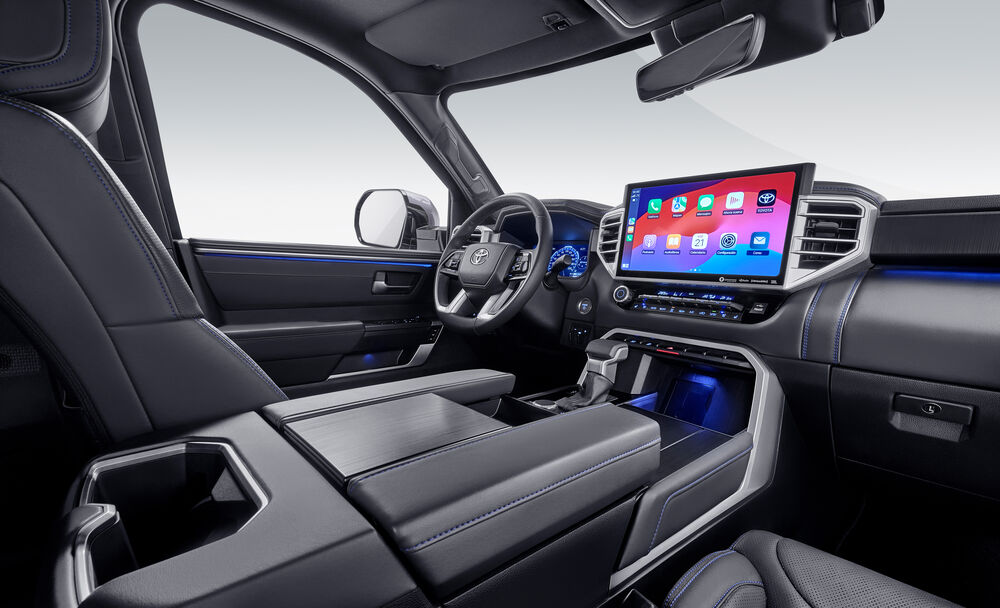 Обои для рабочего стола Toyota Sequoia Platinum, вид из салона