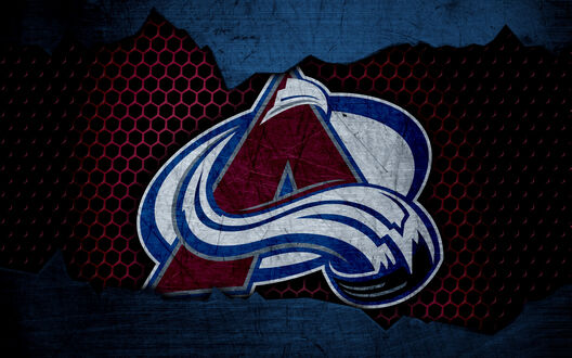 Обои на рабочий стол Эмблема хоккейного клуба Colorado Avalanche