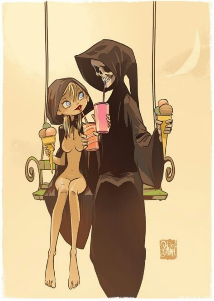 Фото Смерть угощает девочку мороженым