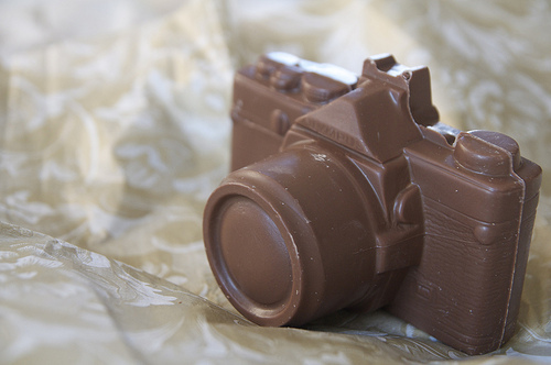 Фото шоколадный фотоаппарат