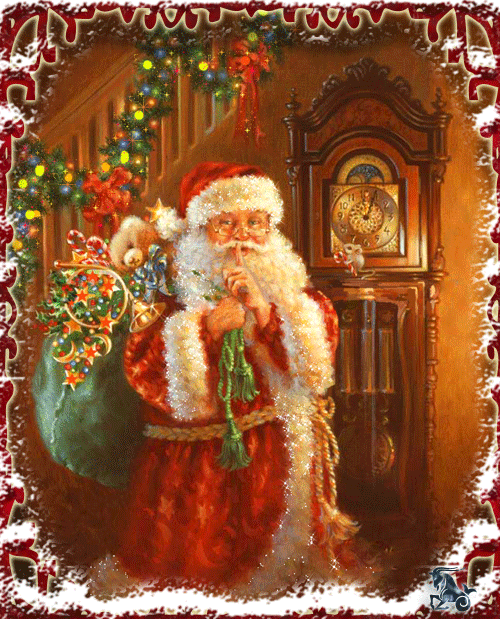 Фото Скоро встреча старого Нового года, а вот и Дед Мороз с мешком подарков!