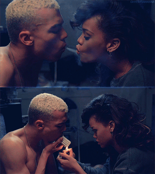 Фото Рианна (Rihanna) и Дадли О'Шонесси (Dudley O'Shaughnessy) в клипе 'We Found Love'