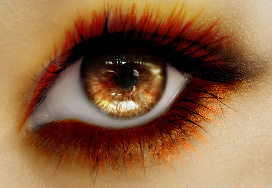 Оранжевые Глаза Фото