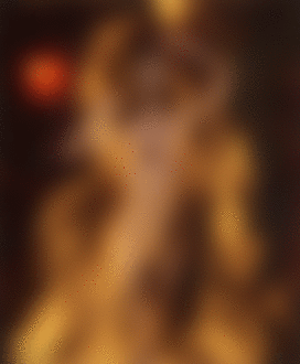 Фото Девушка в языках пламени, рядом пылающее сердце (DiZa)