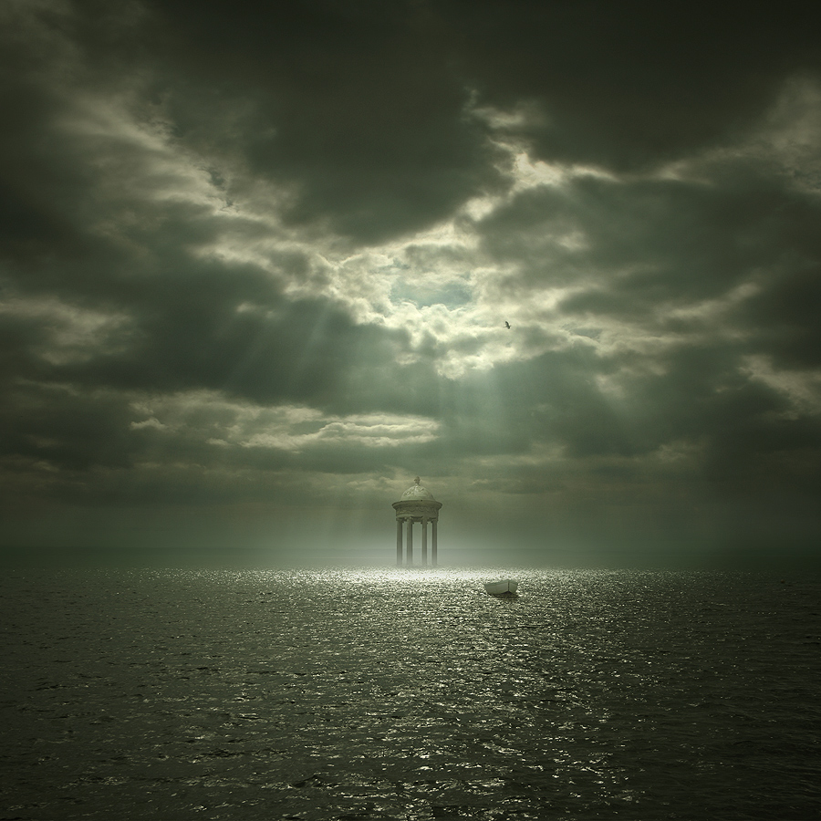 Фото Мираж ротонды среди моря. Фотограф Михал Карц