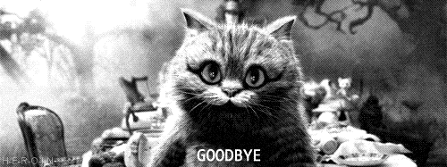 Фото Чеширский кот улыбается и исчезает (Goodbye / До свидания)