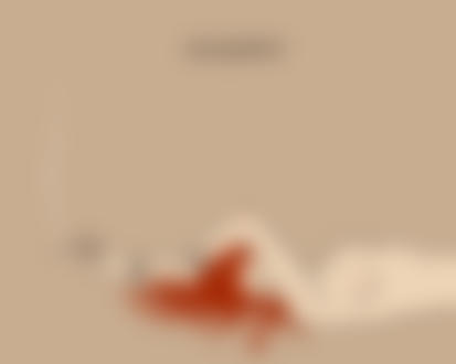 Фото Обнаженная рыжая девушка курит лежа (Okaaaaay)