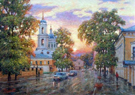 Фото Москва от художника Игоря Разживина