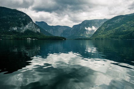 Фото Озеро Хальштатт,  Альпийское озеро / Hallstatt lake Alpine lake, Австрия / Austria