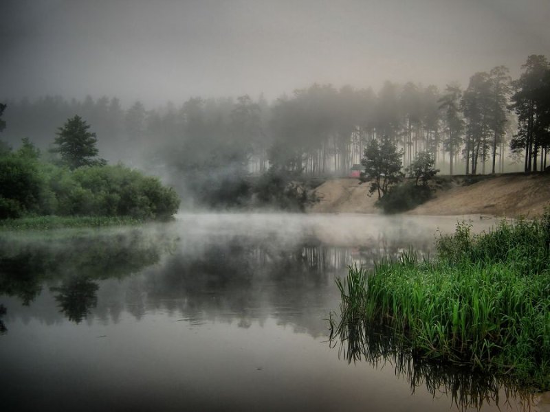 Озеро туманное домбай фото