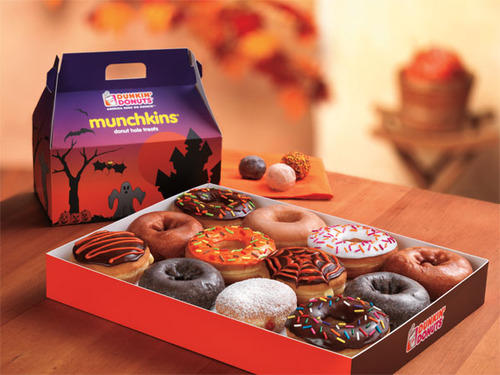 Фото Пончики в коробке на Хэллоуин