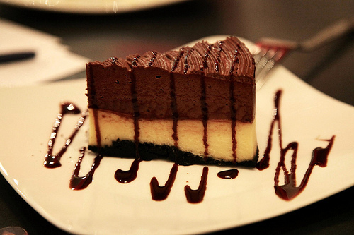 Фото Кусочек шоколадного десерта