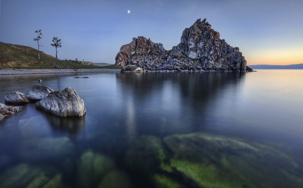 Фото Озеро Байкал на рассвете, Сибирь / Baikal, Siberia, фотограф Elena Anosova / Елена Аносова