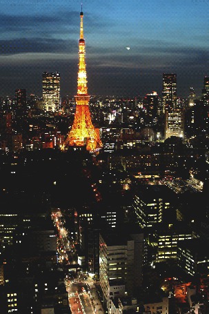 Фото Вид на вечерний Tokyo, Japan / Токио, Япония