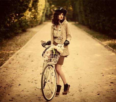 Фото с велосипедом