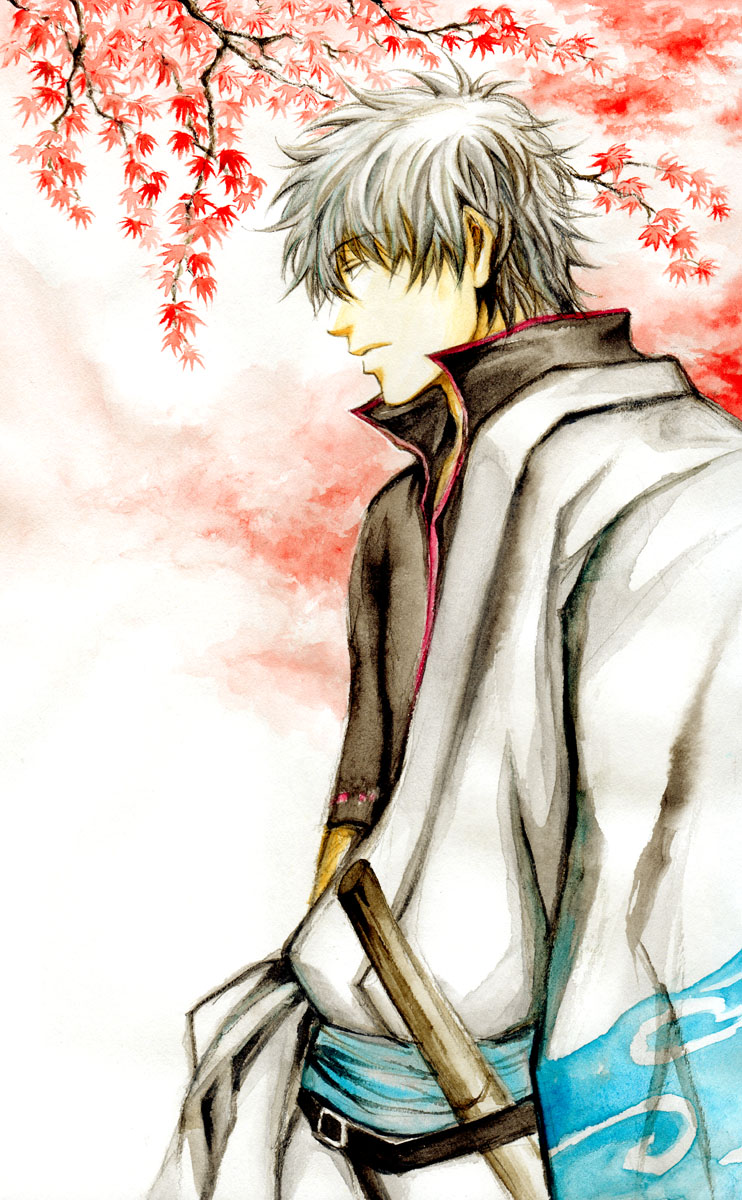 Фото Саката Гинтоки / Sakata Gintoki из аниме Гинтама / Gintama