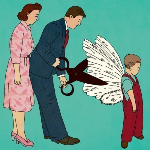 Фото Родители обрезают своему ребенку крылья
