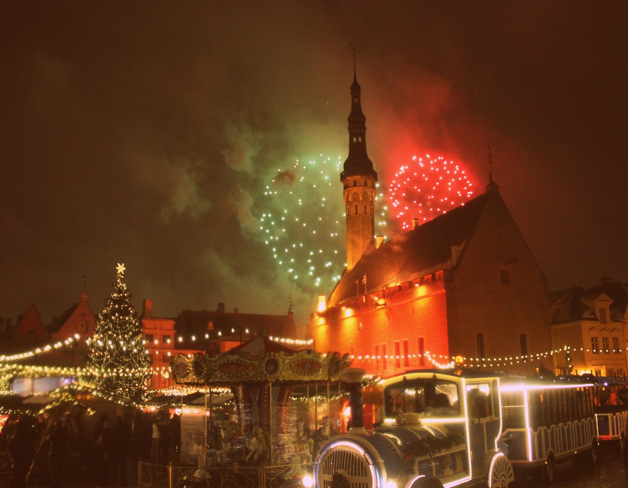 Новый год в латвии
