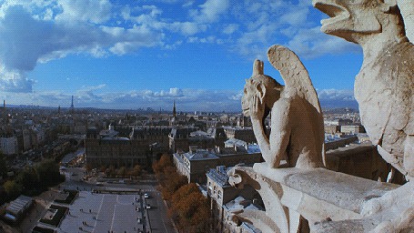 Фото Вид с Собора Парижской Богоматери / Notre Dame de Paris на Париж, Франция / Paris, France