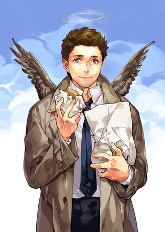 Фото Арт на Кастиэля / Castiel из сериала Сверхъестественное / Supernatural