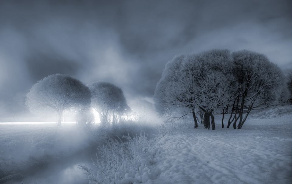 Зимний пейзаж, фотограф Гордеев Эдуард