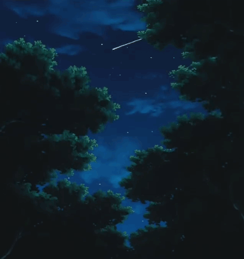 Фото Падающая звезда в ночном небе