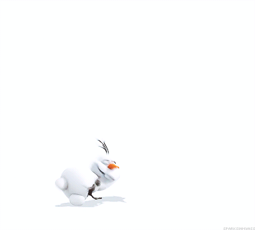Фото Снеговик Олаф из мультфильма Frozen / Холодное сердце танцует брейкданс