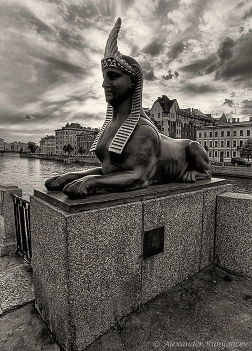 Фото Сфинкс на набережной Невы в Санкт - Петербурге, фото Александра Румянцева / Alexander Rumjancev