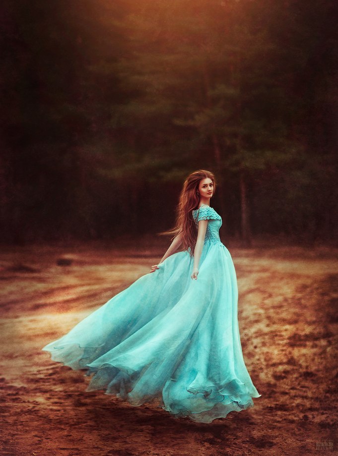 Волшебное платье ну как у принцессы прическа глаза твои счастьем полны