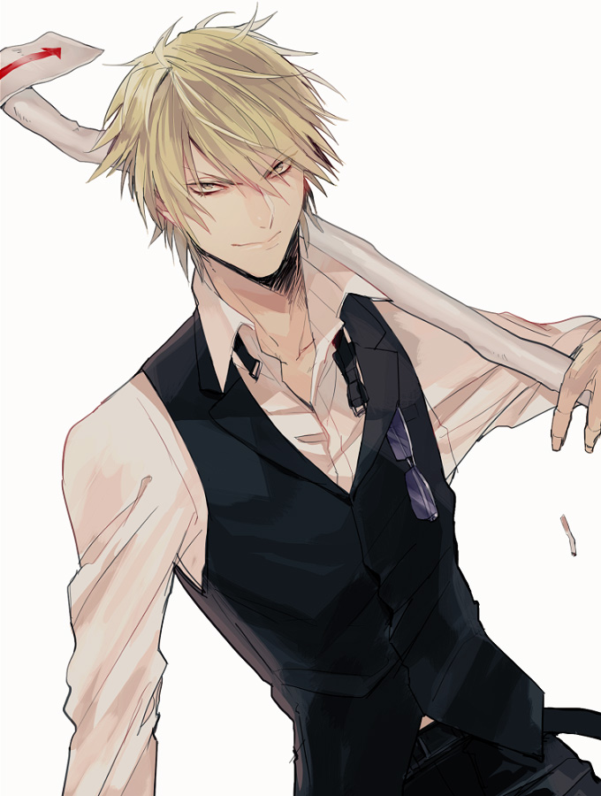 Anime guys with blonde hair
